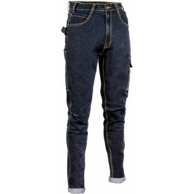 COFRA Astorga Stretch Jeans pánské pracovní kalhoty modré – Zboží Mobilmania