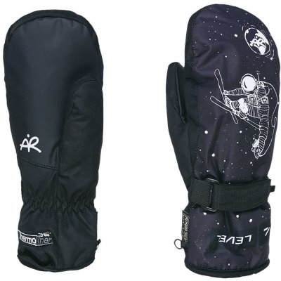 Level junior mitt black white IV – Sleviste.cz