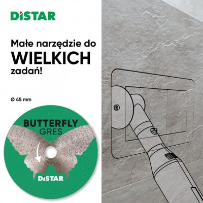 Diamantový kotouč na keramiku 45x5,8 mm DISTAR Butterfly – Zboží Dáma