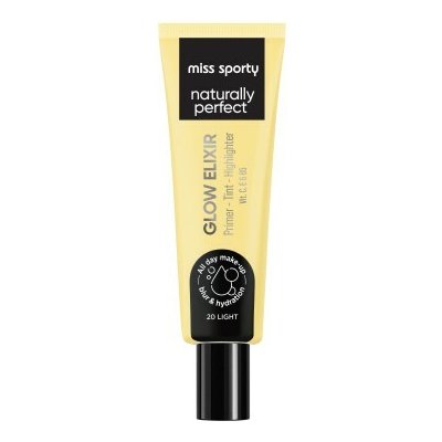Miss Sporty Podkladová báze Naturaly Perfect Glow Elixir 20 Ligh 20 ml – Zboží Dáma