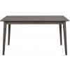 Jídelní stůl Rowico Filippa Tmavě hnědý dubový jídelní stůl 140 cm