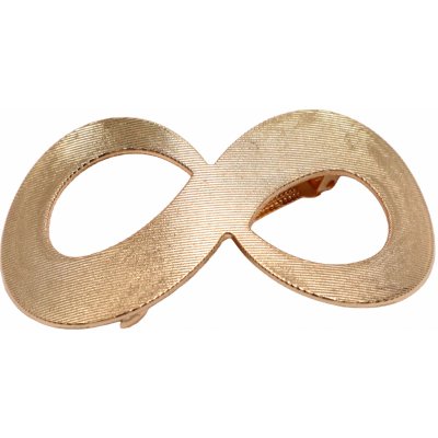 Kovová spona na vlasy - nekonečno Barva: zlatá – Zboží Dáma