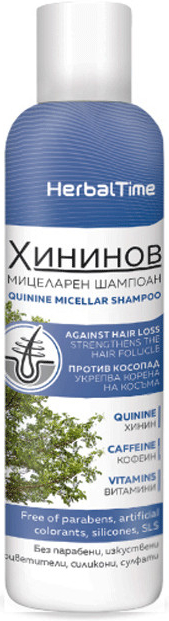 Herbal Time Micelární šampon Chininem a kofeinem 200 ml