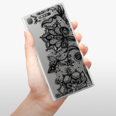 Pouzdro iSaprio - Black Lace - Sony Xperia XZ1 – Zbozi.Blesk.cz