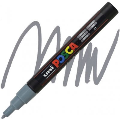 Uni Posca PC-3M šedý 37 0,9-1,3mm – Zboží Živě