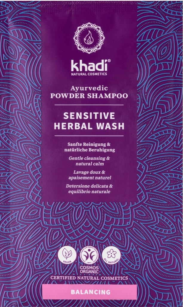 Khadi Powder Shampoo Sensitive Herbal Wash 50 g