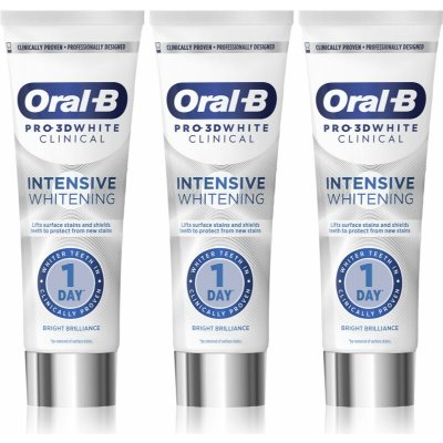 Oral-B Pro-3D White Intensive Whitening 3 x 75 ml – Hledejceny.cz
