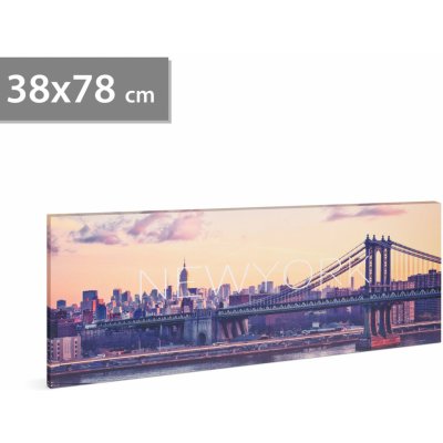 New York - LED obraz 38x78 – Zboží Mobilmania