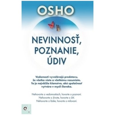 Nevinnosť, poznanie, údiv - Osho – Zboží Mobilmania