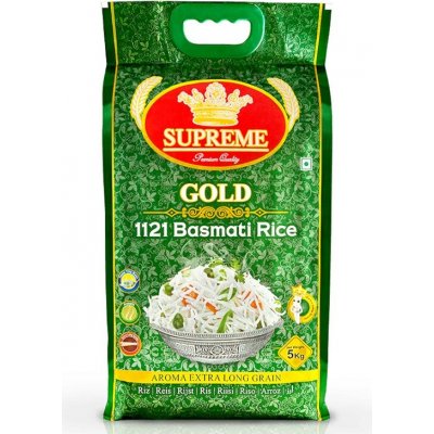 Zafran Supreme Gold Rýže Basmati 5 kg – Sleviste.cz