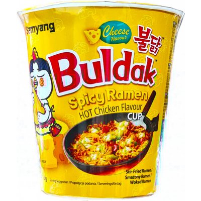 Samyang Buldak spicy ramen Hot Chicken Cheese flavour CUP 80 g – Zboží Dáma