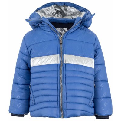Losan chlapecká zimní bunda s odepínací kapucí a flísovou podšívkou modrá