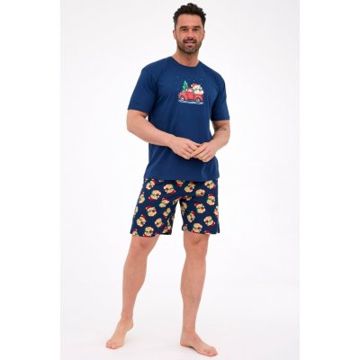 Cornette pánské pyžamo 326/291 Teddy 4 tmavě modrá – Zbozi.Blesk.cz