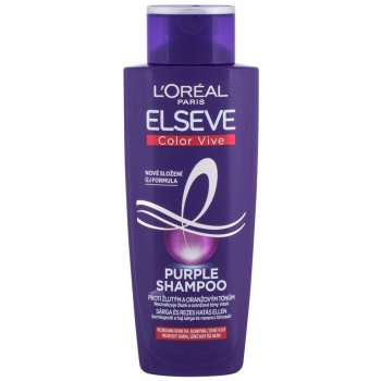 L'Oréal Paris Elseve Color-Vive Purple Shampoo neutralizační šampon na  vlasy 200 ml od 120 Kč - Heureka.cz