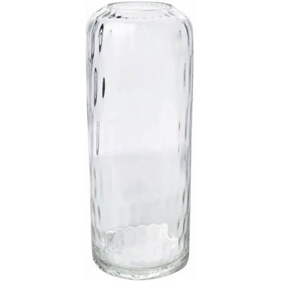 Váza HONEYCOMB skleněná ruční výroba d12x30cm – Zboží Dáma