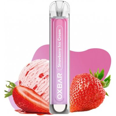 Oxbar C800 Strawberry Ice Cream 16 mg 800 potáhnnutí 10 ks – Zbozi.Blesk.cz