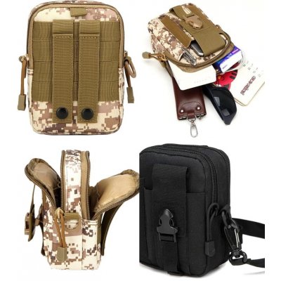 Camerazar Vojenské ledvinové pouzdro s ramenním popruhem odolné – Sleviste.cz