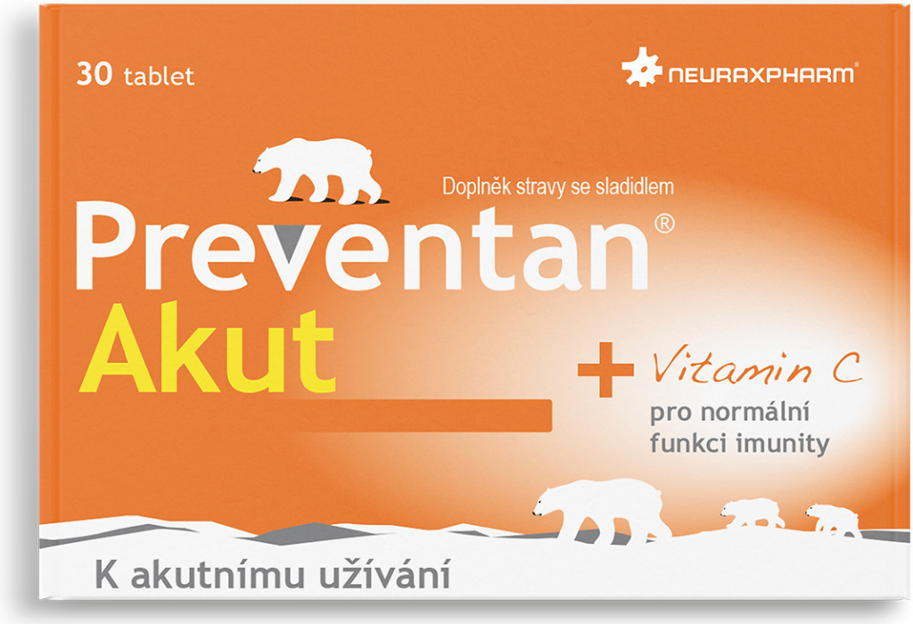Preventan Akut 30 tablet od 169 Kč - Heureka.cz