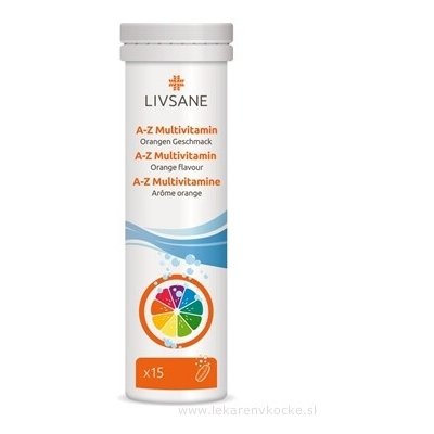 Livsane A-Z Multivitamin tbl eff 15 ks – Hledejceny.cz