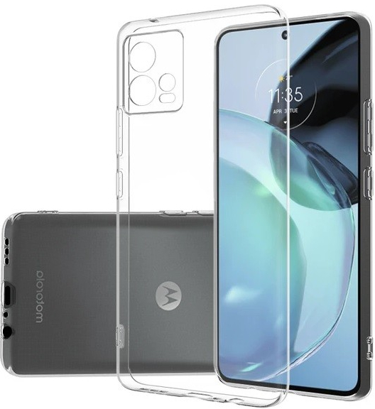 Pouzdro TopQ Motorola Moto G72 1 mm průhledný