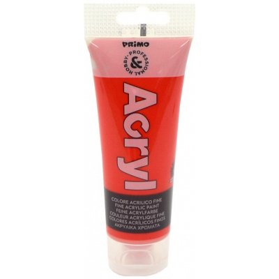 Primo Akrylová barva červená 75 ml 75-300 – Zboží Dáma
