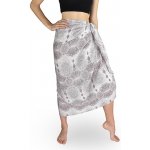 Sarong pareo Slza bílý červený motiv – Zboží Dáma