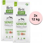 Brit Care Sustainable Senior Chicken & Insect 2 x 12 kg – Hledejceny.cz