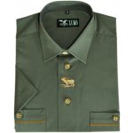 Košile Luko 094124 myslivecká s krátkým rukávem výšivka jelen – Zboží Dáma Košile Luko 094124 myslivecká s krátkým rukávem výšivka jelen – Zboží Dáma