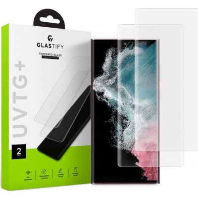 GLASTIFY UVTG+ 2x UV Ochranné sklo Samsung Galaxy S22 Ultra 5G 39705 – Zboží Živě