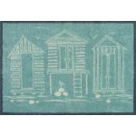 Turtle Mat Beach Huts Blue 60x85 cm – Hledejceny.cz