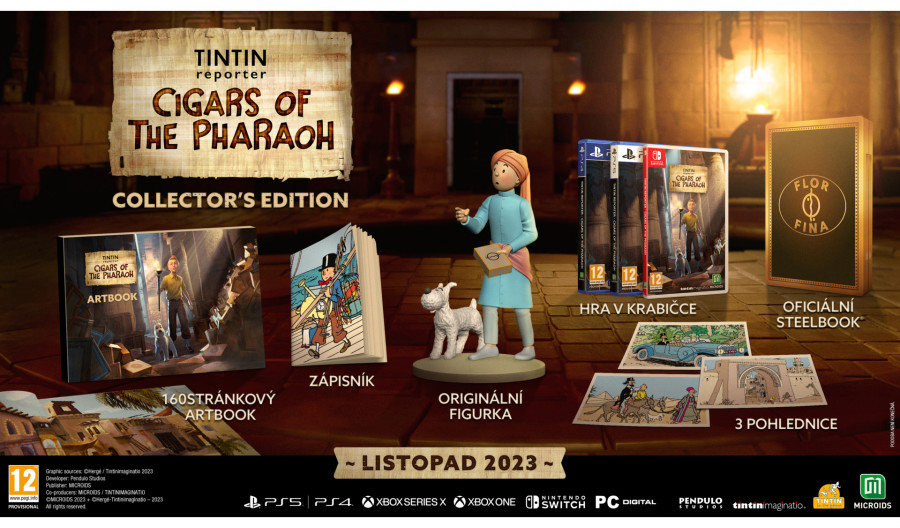 Tintin Reporter: Cigars of the Pharaoh (Collector\'s Edition)