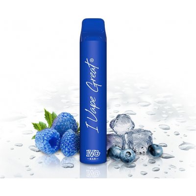 IVG Bar Plus Blue Raspberry ICE 20 mg 675 potáhnutí 1 ks – Zbozi.Blesk.cz
