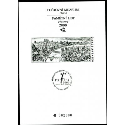 Česká pošta (2000) PTM č. 15 - Praha - město kultury 2000 – Sleviste.cz