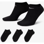 Nike VALUE NO SHOW 3PPK Černá Bílá – Zboží Mobilmania