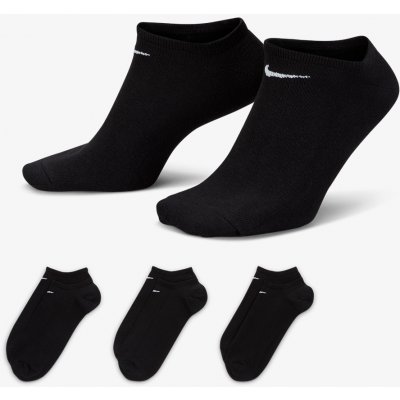 Nike VALUE NO SHOW 3PPK Černá Bílá – Zboží Mobilmania