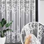 Ervi žakárová záclona bílá 4304, metráž – Hledejceny.cz