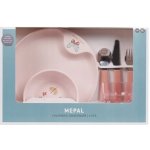 Little Dutch Dětská jídelní sada Květiny a motýli 6 ks – Zboží Dáma