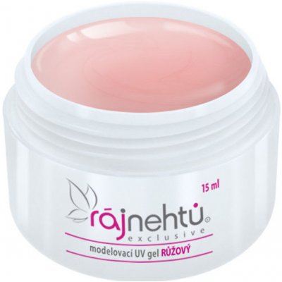 Ráj nehtů UV gel modelovací růžový 15 ml – Zboží Dáma