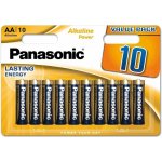 Panasonic ALKALINE POWER AA 10ks LR6APB/10BW – Zboží Živě