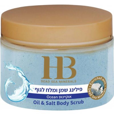 H&B Dead Sea Minerals Aromatický tělový peeling Ocean 450 g – Sleviste.cz