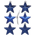 SPRINGOS Hvězdičky modré sada 6ks vánoční ozdoby CA1151-XG – Zboží Dáma