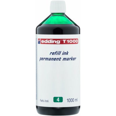 Edding T 1000 náhradní inkoust 004 zelený – Zboží Mobilmania