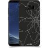 Pouzdro a kryt na mobilní telefon Samsung Pouzdro ACOVER Samsung Galaxy S8 G950F s motivem Line Flower I