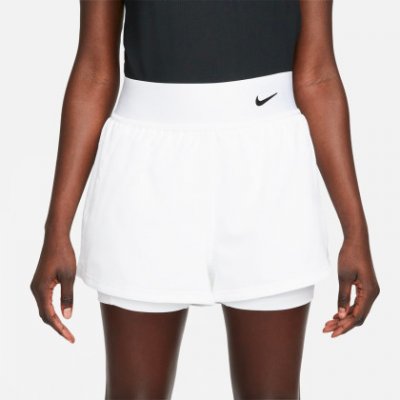 Nike dámské tenisové šortky Court dri fit advantage bílá – Zboží Mobilmania