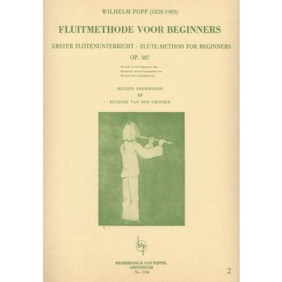 POPP FLUITMETHODE VOOR BEGINNERS, Op.387, book 2 škola hry na příčnou flétnu sešit 2 – Zboží Mobilmania
