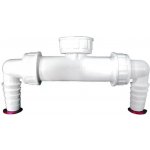 HL dvojitá přípojka pro pračku nebo myčku nádobí se zpětným uzávěrem, s plochým těsněním HL2.0 – Zboží Dáma