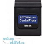Elgydium Clinic černá zubní nit bez příchuti 50 m – Zboží Dáma