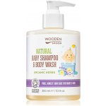 WoodenSpoon Dětský sprchový gel a šampon na vlasy 2v1 s bylinkami 300 ml – Zboží Dáma