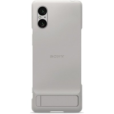 Sony Xperia 5 V Stand Cover - šedé – Zboží Mobilmania