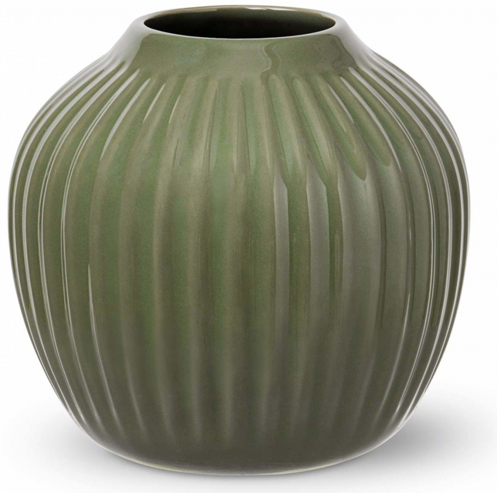 KÄHLER Keramická váza Hammershøi Dark Green 13 cm, zelená barva, keramika  od 714 Kč - Heureka.cz